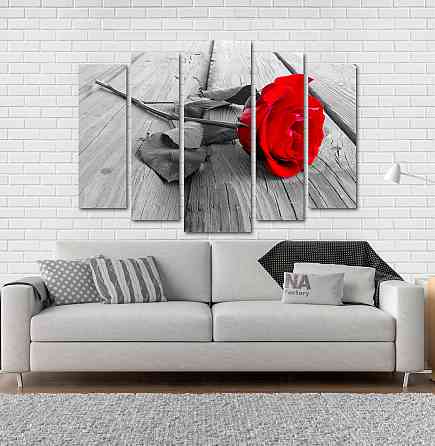 Модульна картина Квіти Троянда Art-220_5 Київ