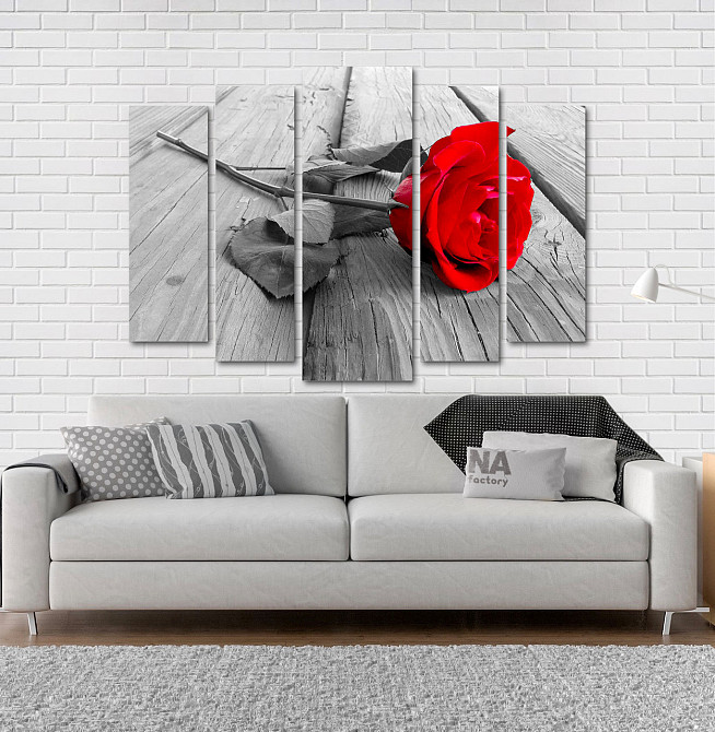 Модульна картина Квіти Троянда Art-220_5 Київ - фото 2