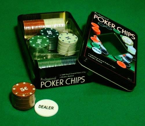 Набор Для Покера на 100 фишек в Металлическом Боксе Днепр - изображение 4