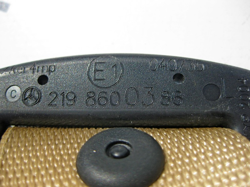 Mercedes-Benz  A2198600386 8K64 Ремінь безпеки передній лівий бежевий CLS C219 Одеса - фото 3