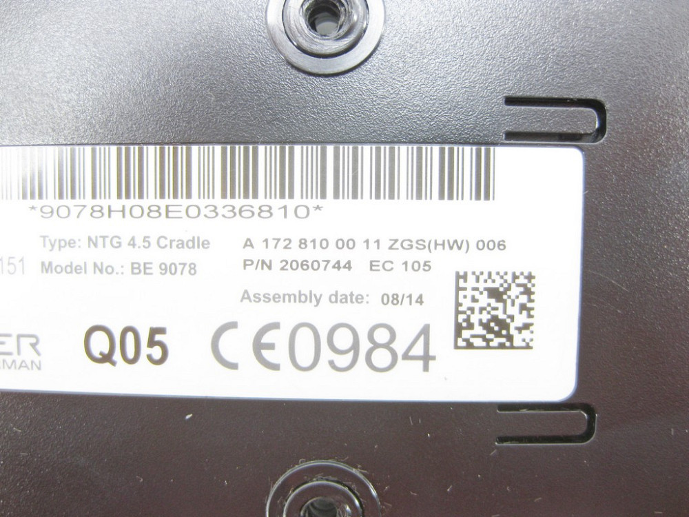 Mercedes-Benz  A1728100011 Адаптер блоку управління навігацією E-class W212 SLK/SLC R172 C-Class Estate S204 C-Class W204 GLK X204 C-Class Coupe C204  Одеса - фото 6