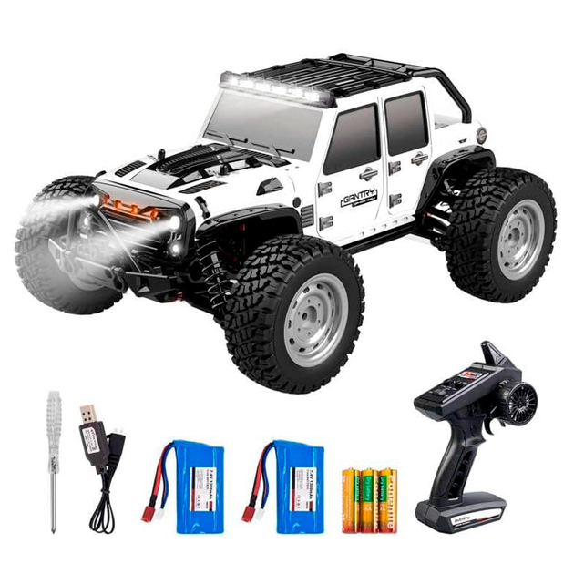 Радиоуправляемая машинка Gantry 16103 4x4 1:16 70 км/ч Li-Po 7.4V 1500mAh LED 2.4 ГГц Монстр Трак Белый Киев - изображение 9