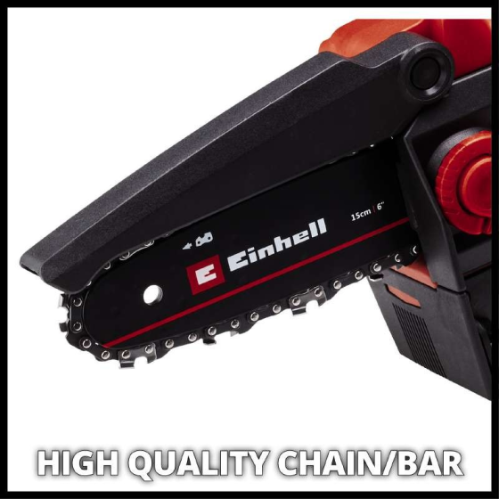 Мощная пила цепная аккумуляторная Einhell GE-PS 18/15 Li BL - Solo : без АКБ, шина 158мм, 4.8 м/с Киев