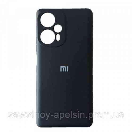 Xiaomi Poco F5 Чехол силиконовый Микрофибра (черный) Одесса