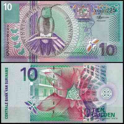 Суринам/Suriname 10 Gulden 2000 Pick 146 UNC Полтава
