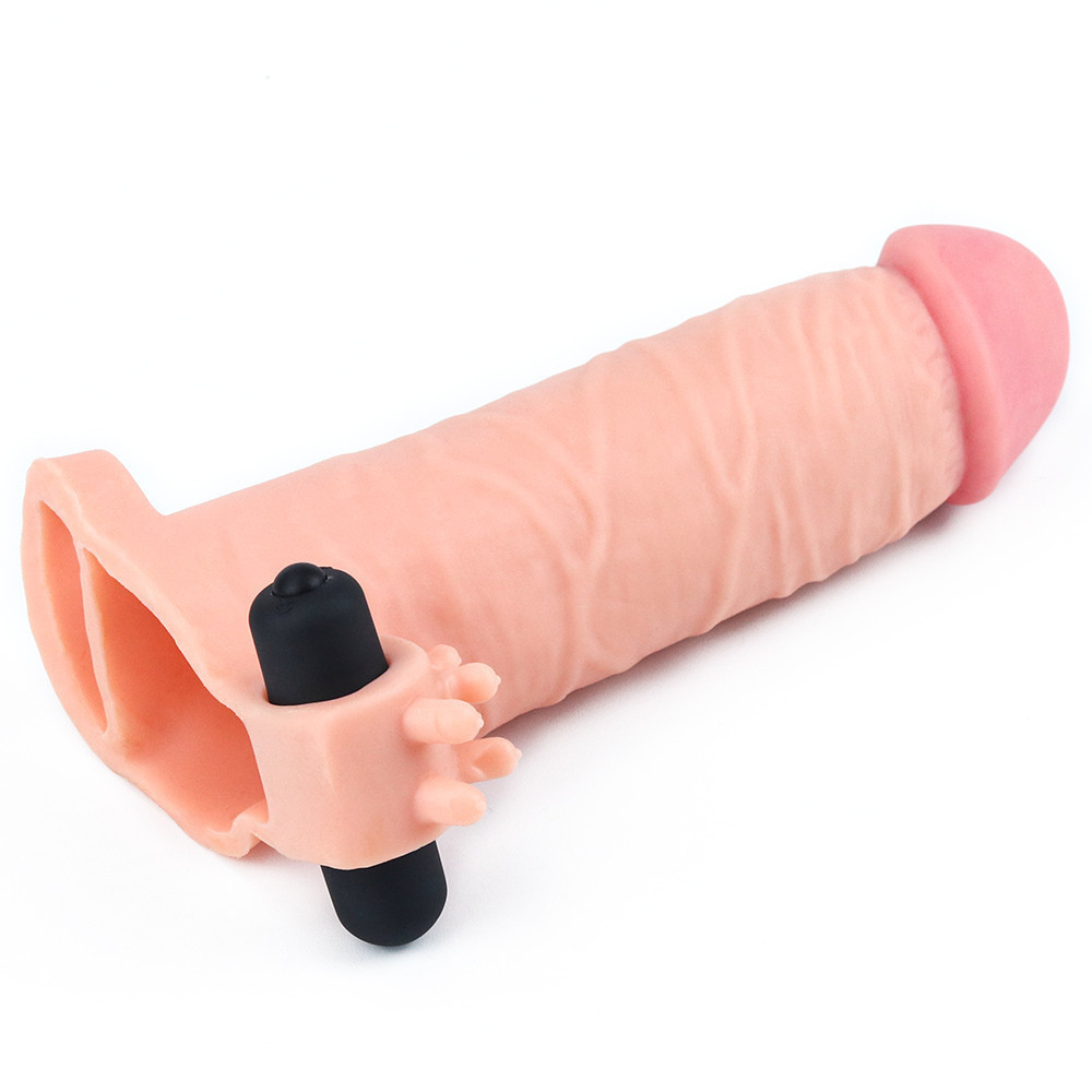 Насадка на член - Pleasure X-Tender Vibrating Penis Sleeve Add 2