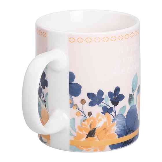 Liling Rongxiang Ceramic Чашка порцелянова з квітковим принтом 400 (мл) для чаю та кави RX-N240 Коломыя