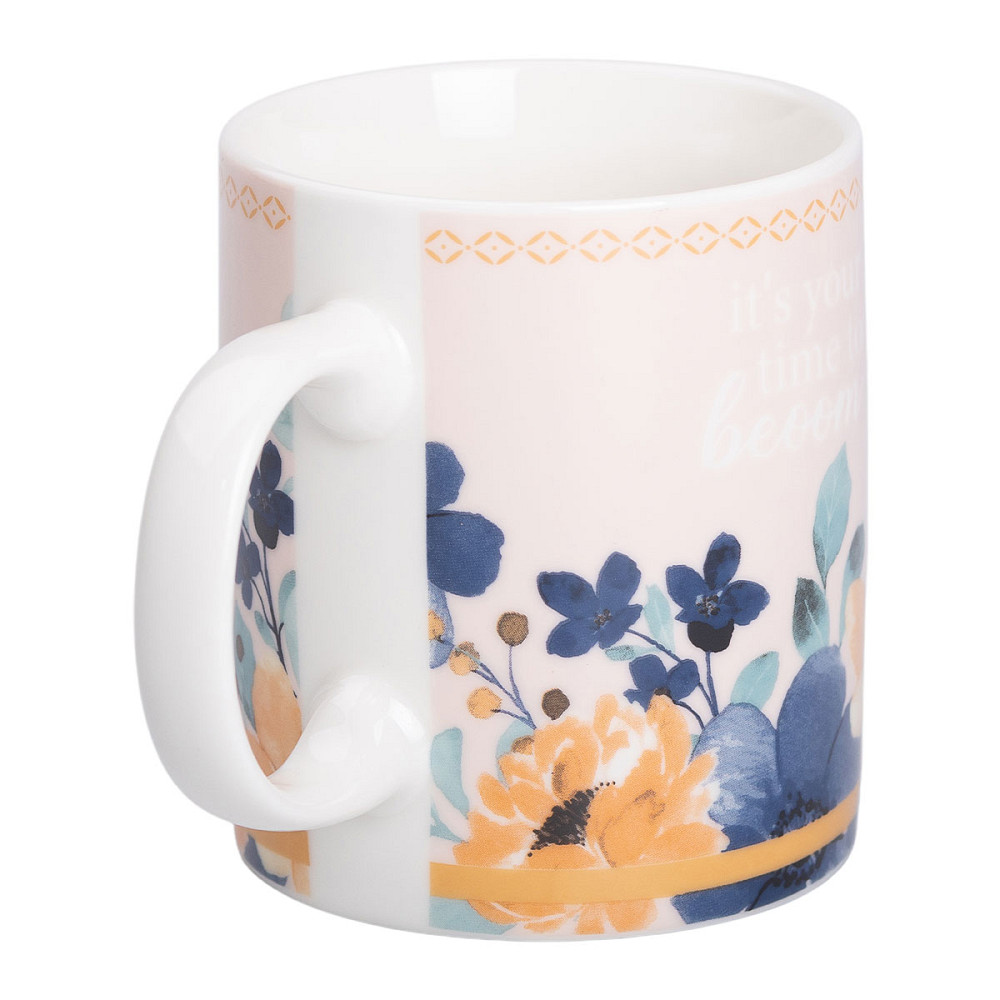 Liling Rongxiang Ceramic Чашка порцелянова з квітковим принтом 400 (мл) для чаю та кави RX-N240 Коломыя - изображение 4