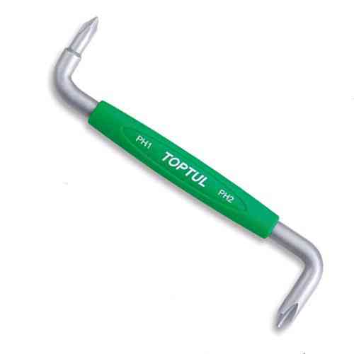 Вороток-викрутка хрестова S-подібна TOPTUL PH1xPH2 FBKA0102 Одеса