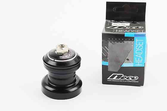 Кермова колонка BMX 1-1/8" (34/28,6x34/30) безрізьбової вилки, чорні H879 Київ