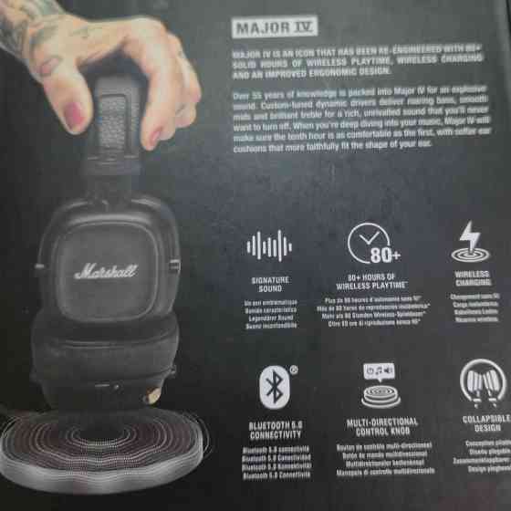 Навушники Marshall Major IV Bluetooth Black Киев