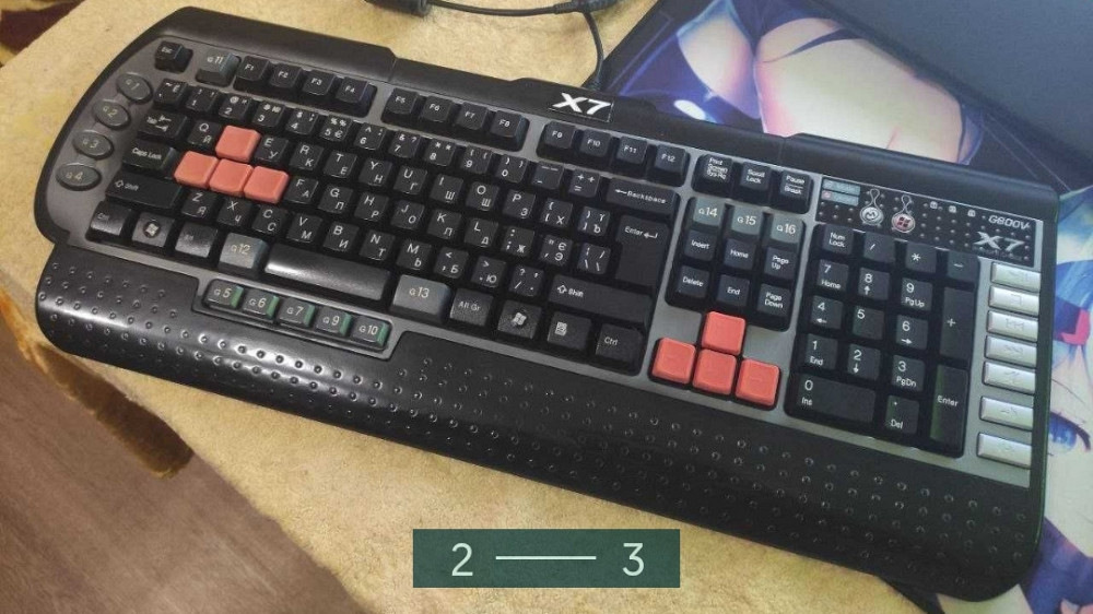 Клавиатура: A4 Tech X7 G800V. Киев - изображение 2