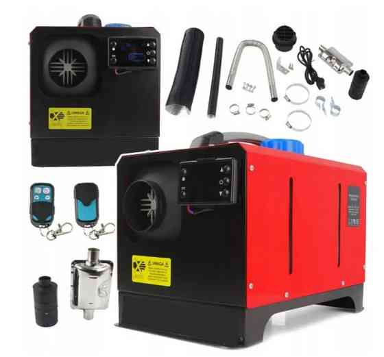 BX-901 Автономний дизельний обігрівач 12 кВт 12V з таймером, пультом та керамічним нагрівачем Одеса