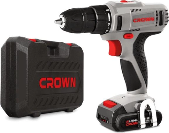 Дриль-шуруповерт акумуляторний CROWN CT21052LH BMC 12В Коломия