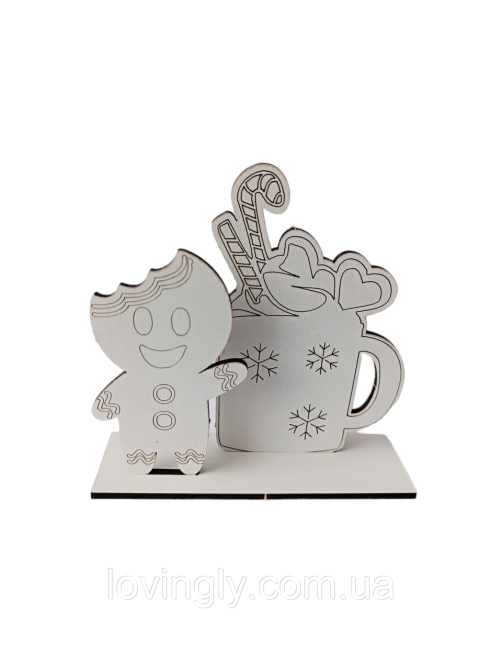 Новогодний сувенир для детей – 3D открытка-пазл для творчества. Ирпень - изображение 3