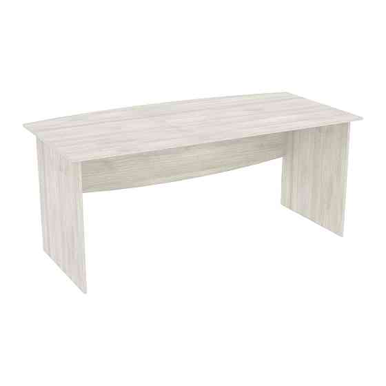 Стіл офісний Лідер, Дуб Шамоні Світлий, 1800/900/760 Львів