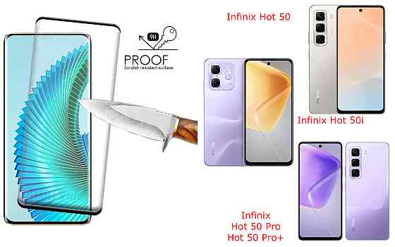 Захисне скло HyperGlass Pro для Infinix Hot 50, Hot 50i, Hot 50 Pro, Hot 50 Pro+ – максимальна чутливість та захист Київ