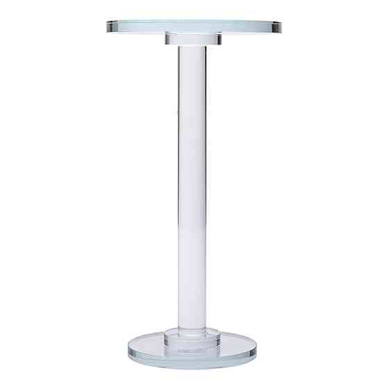 Тортівниця скляна на ніжці 12×23 см кругла стійка для торта, капкейків HP-4-67S Коломыя