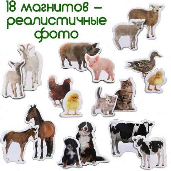 Набір магнітів Magdum "Ферма Мами і малюки" ML4031-08 EN Вінниця