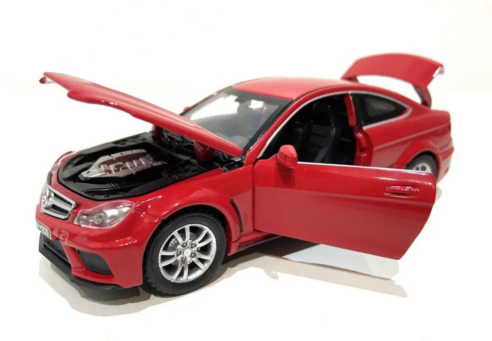 Машинка TK Union Group Mercedes AMG металева 1:32 світло/звук/відчиняються двері/капіт/багажник Червона (76474) Чернигов - изображение 5