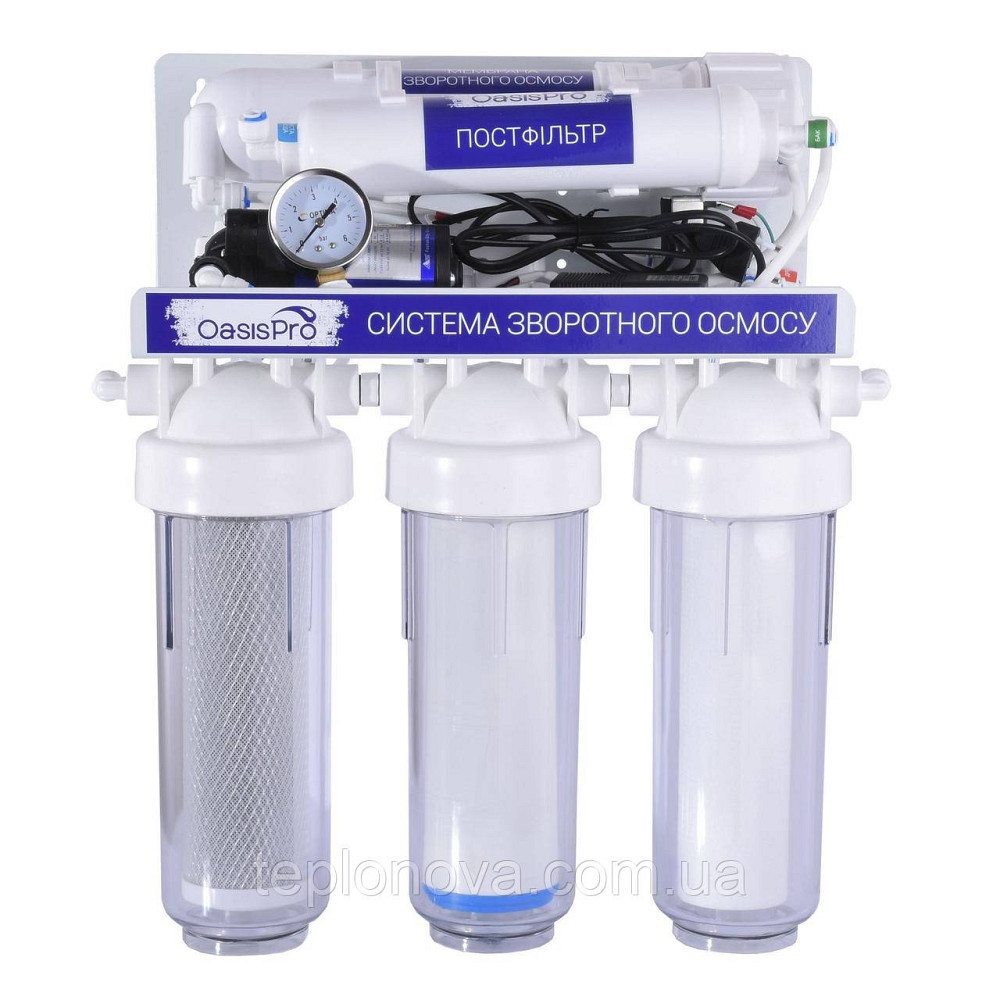 Система обратного осмоса OasisPro, насос + ПЛАСТ. бак, BSL03-RO-75 Черновцы - изображение 7