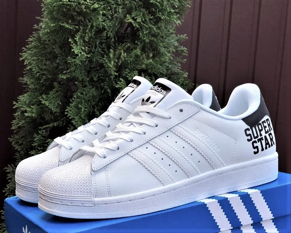 Кроссовки Adidas Superstar Белые Адидас Суперстар Мужские (размеры: 41,42,43,44,45,46) Днепр - изображение 2
