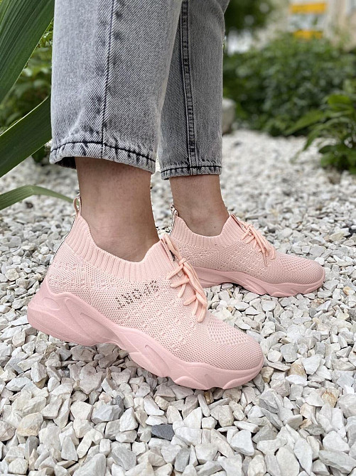 LB Сліпони жіночі LB 739-5 пудра (весна-літо, сітка) (4574) 36-41 40 Коломыя - изображение 1