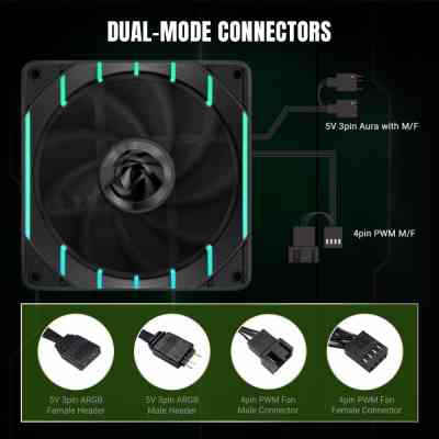 Кулер до корпусу Gamemax Tornado T12 ARGB Вінниця