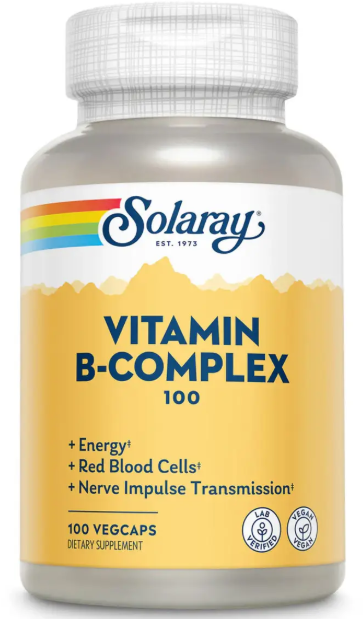 Комплекс витаминов группы B Solaray Vitamin B-Complex 100 100 капс Киев - изображение 3