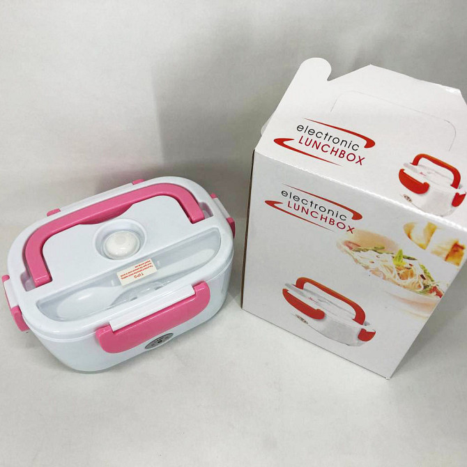 Ланч бокс для школи Lunch Heater 220 V, Судочок для їжі з двома відділеннями, Ланчбокс 3 відділення KF-32 Львів - фото 10