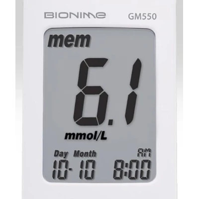 Глюкометр Bionime Rightest GM550 (4710627333486) Винница - изображение 8