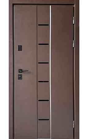 Двери уличные Redfort, модель НИКА Браун (Металл/МДФ) , 2 контура 960 Киев