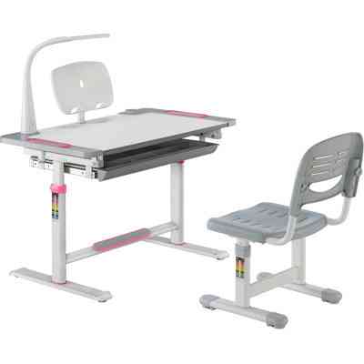 Парта со стулом FunDesk Littonia Pink Винница