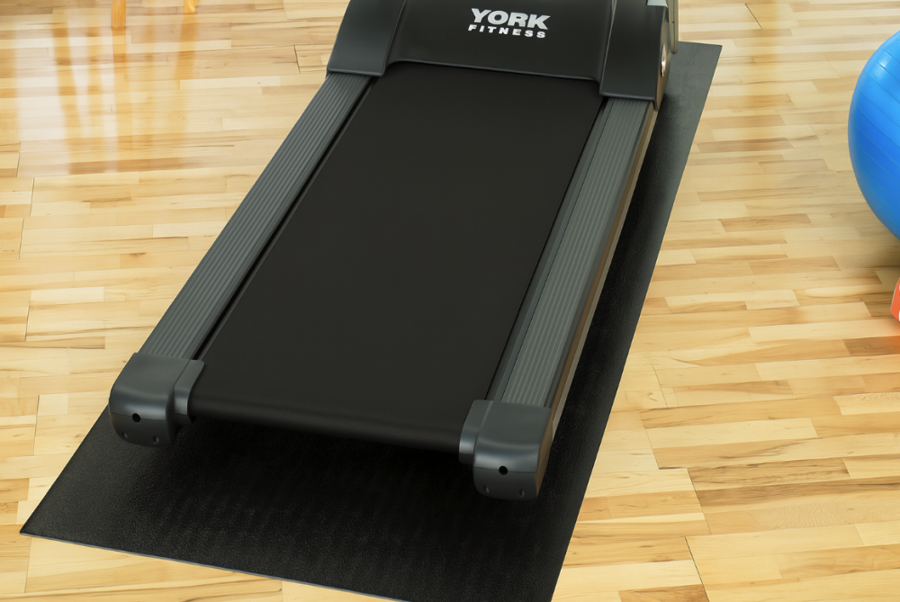 Мат під тренажер York Fitness Treadmill чорний Київ - фото 6