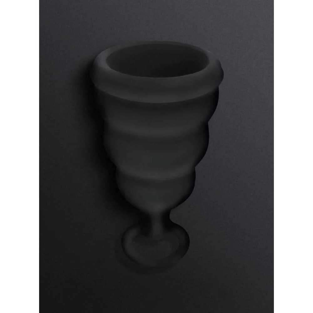 Менструальна чаша Gcup Gvibe, S, чорна, 6 х 3.5 см Sex Aura Київ - фото 8