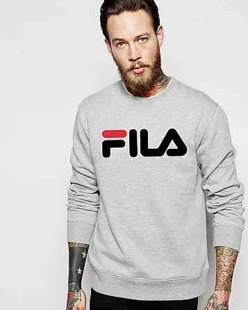 Мужская толстовка- свитшот серого цвета. Свитшот 