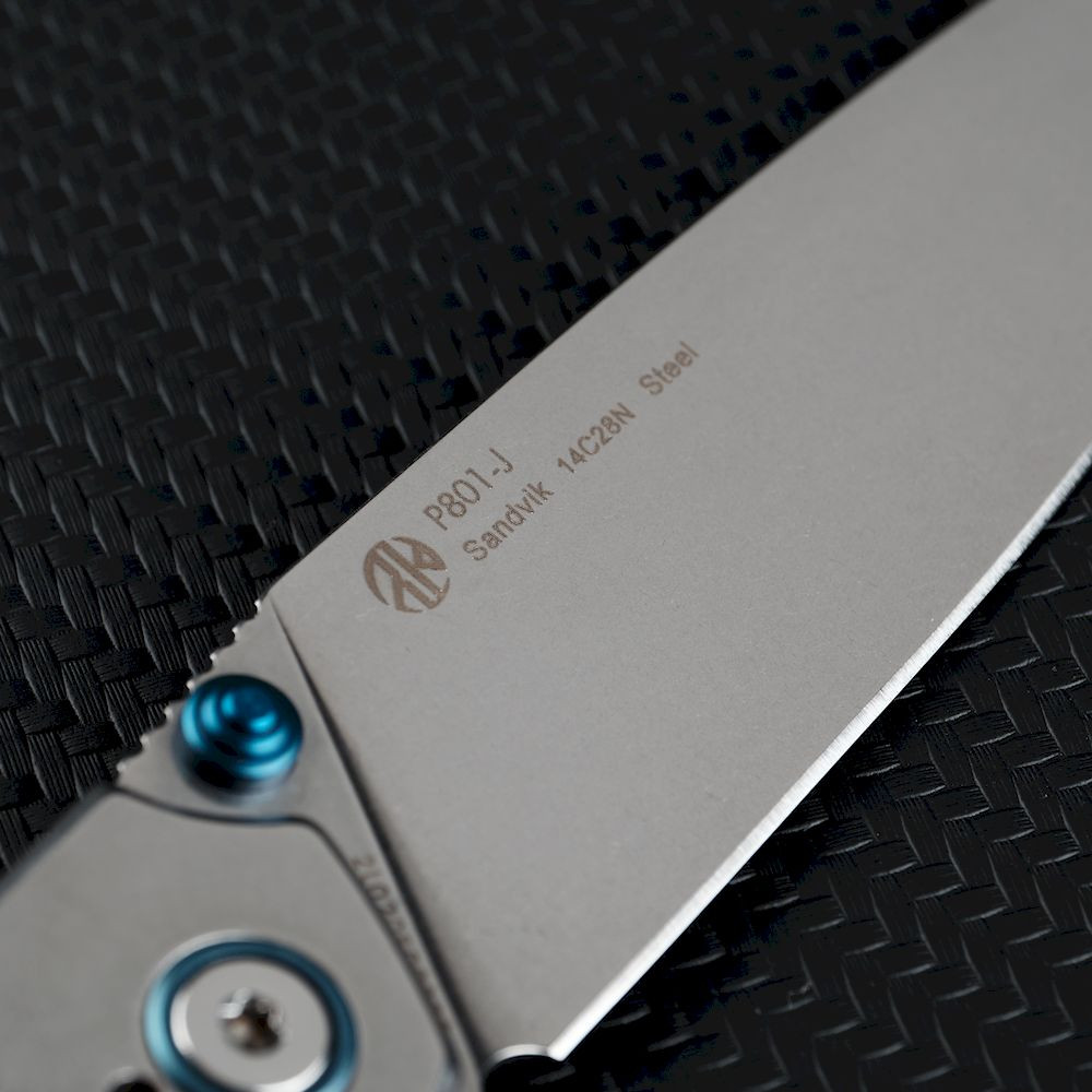 Ніж складаний туристичний Ruike P801-J, (8.6 см) 14C28N /  G10 помаранчевий Київ - фото 13