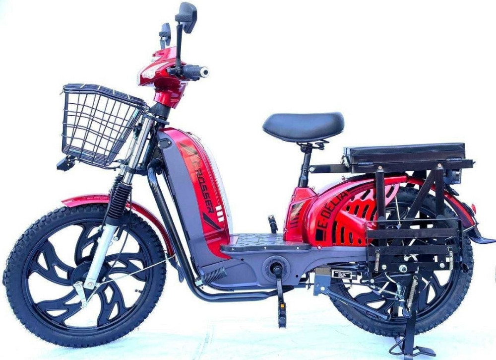 ХІТ! Електровелосипед Crosser E-Delta (800W, 60V, 15Ah,) - Червоний. Харків - фото 5