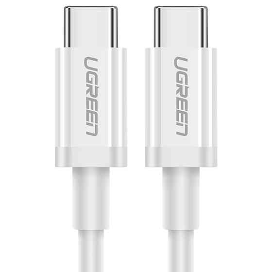 Кабель USB 2.0 Type-C M-M, 1 м, 60W Білий, ABS Cover US264 UGREEN Вінниця