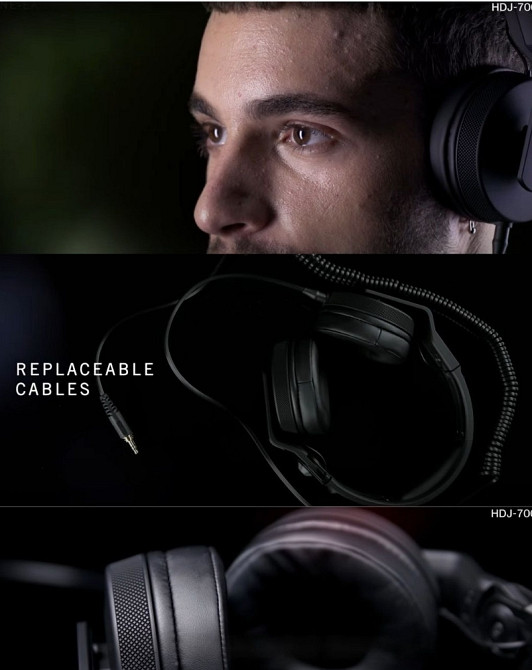 Навушники Наушники Headphones PIONEER™ HDJ-700 Музика Music. Харків - фото 2