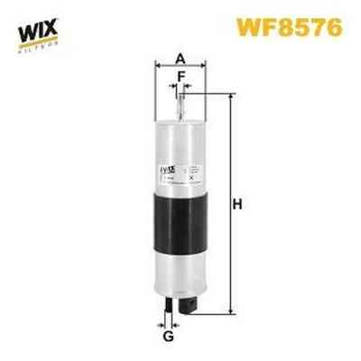 Фільтр паливний Wixfiltron WF8576 Вінниця
