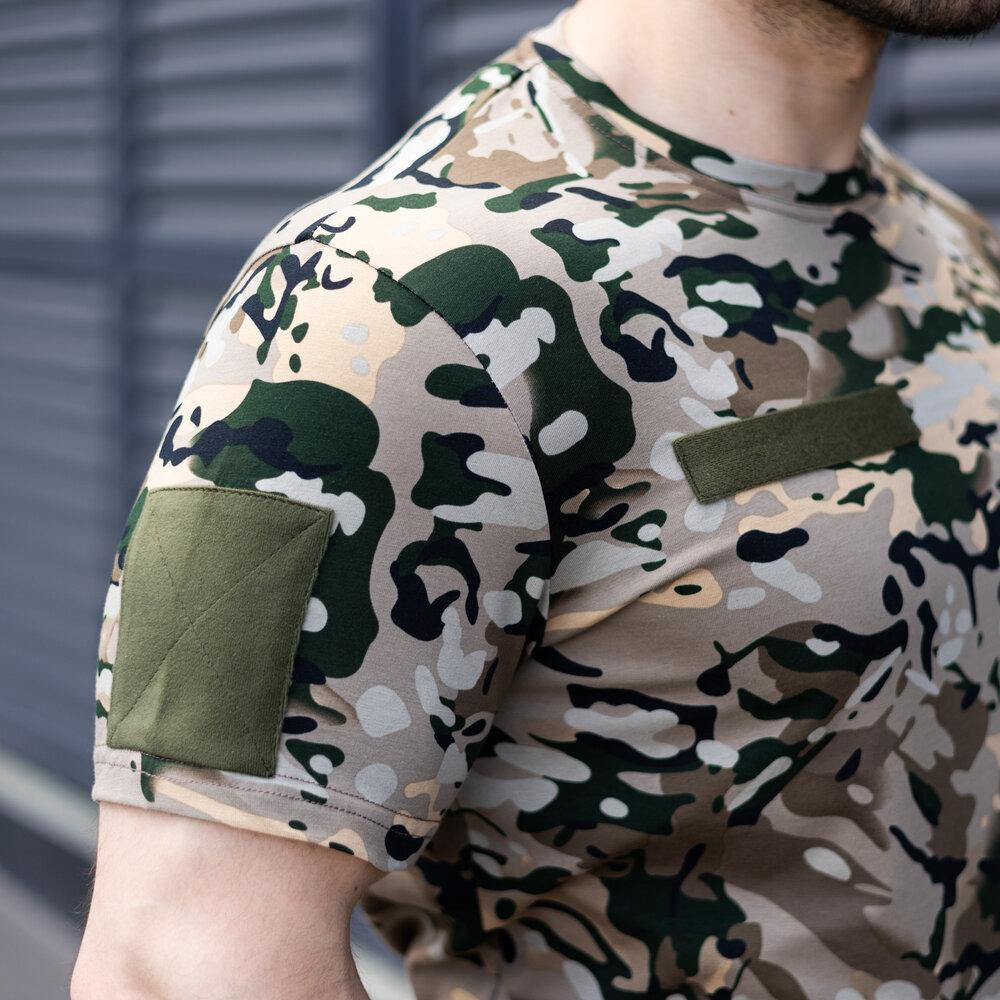 Футболка мужская однотонная Мультикам Pobedov Peremoga Військова Киев - изображение 6