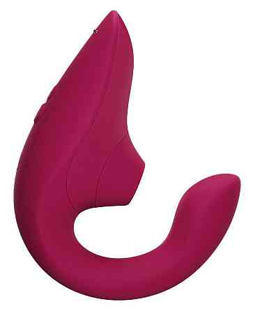 Вагінально-кліторальний стимулятор Womanizer Blend Vibrant Pink, вібрація + вакуум, 2 мотори Sex Aura Київ