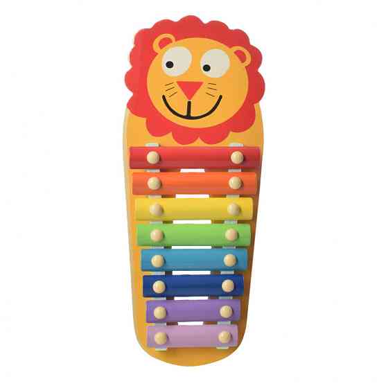Дитяча іграшка Ксилофон WW-189 дерев'яний  Лев Вінниця