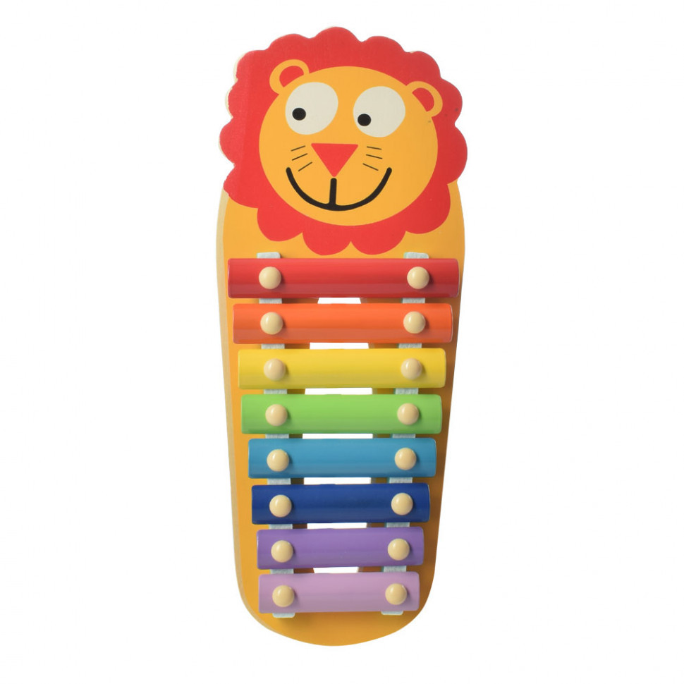 Дитяча іграшка Ксилофон WW-189 дерев'яний  Лев Вінниця - фото 1
