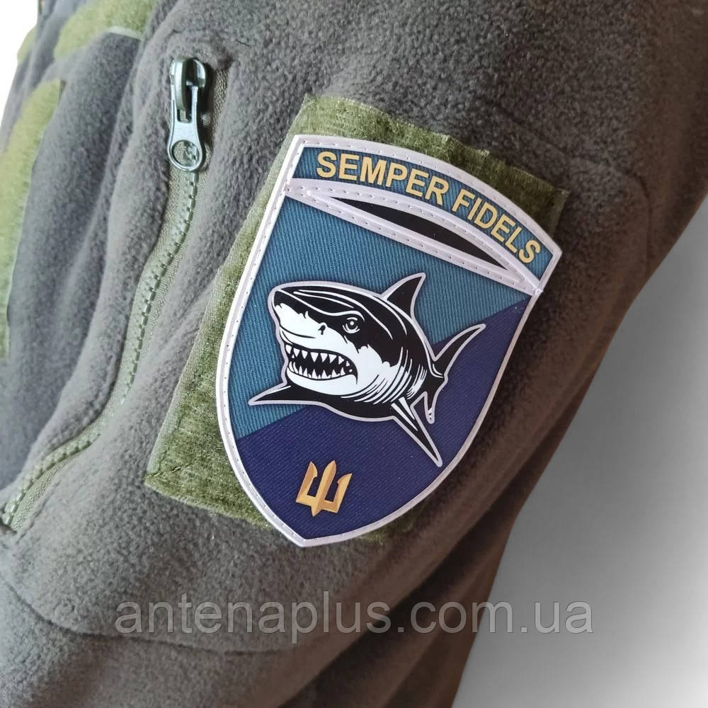 ВСУ Semper Fidelis акула шеврон / патч Киев - изображение 2