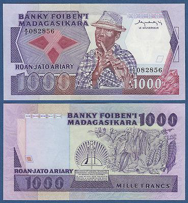 Мадагаскар/Madagascar 1000 Francs (1983-87) P68a Полтава - фото 1