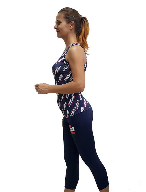 Женский костюм для фитнеса Fendi,производство Италии. Киев - изображение 3