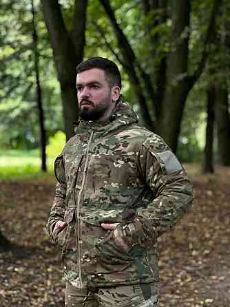 Армейская водонепроницаемая мужская зимняя куртка Omni-Heat с капюшоном зимняя теплая куртка мультикам WAR Львов