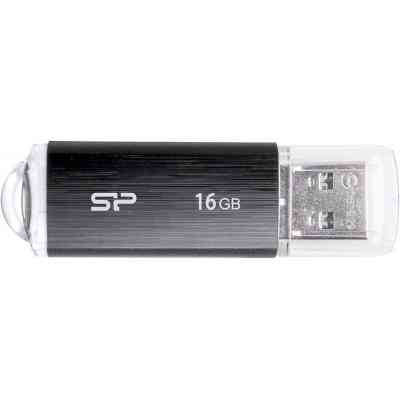 USB флеш накопитель Silicon Power 16GB Ultima U02 Black USB 2.0 (SP016GBUF2U02V1K) Винница